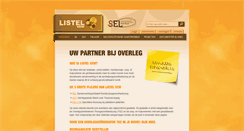 Desktop Screenshot of listel.be